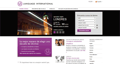 Desktop Screenshot of languageinternational.es