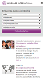 Mobile Screenshot of languageinternational.es