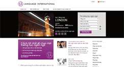 Desktop Screenshot of languageinternational.vn