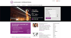 Desktop Screenshot of languageinternational.com.tr