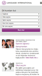 Mobile Screenshot of languageinternational.com.tr