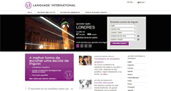 Desktop Screenshot of languageinternational.com.br