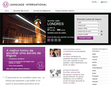 Tablet Screenshot of languageinternational.com.br