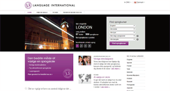 Desktop Screenshot of languageinternational.dk