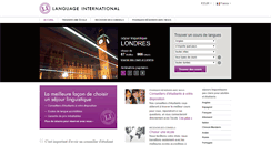 Desktop Screenshot of languageinternational.fr