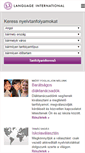 Mobile Screenshot of languageinternational.hu